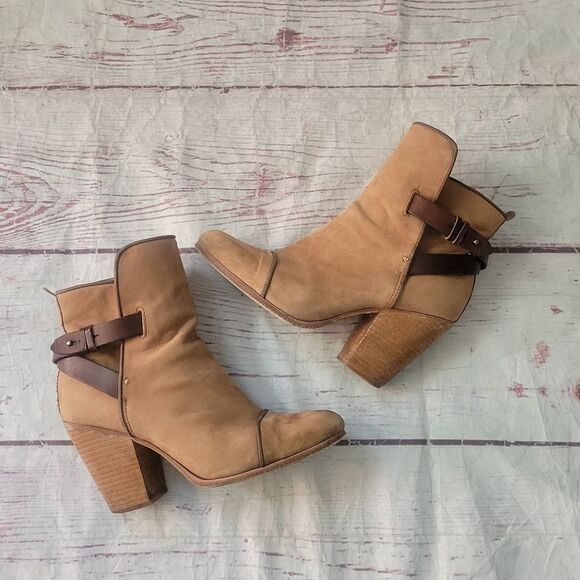 Rag & Bone Kinsey Cap Toe Suede Boots Size 11 - Picture 1 of 10